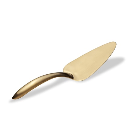 Bon Chef Ez Use Banquet Pastry Server W/Hollow Cool Handle 10-1/4" - Gold Matte 9465GM